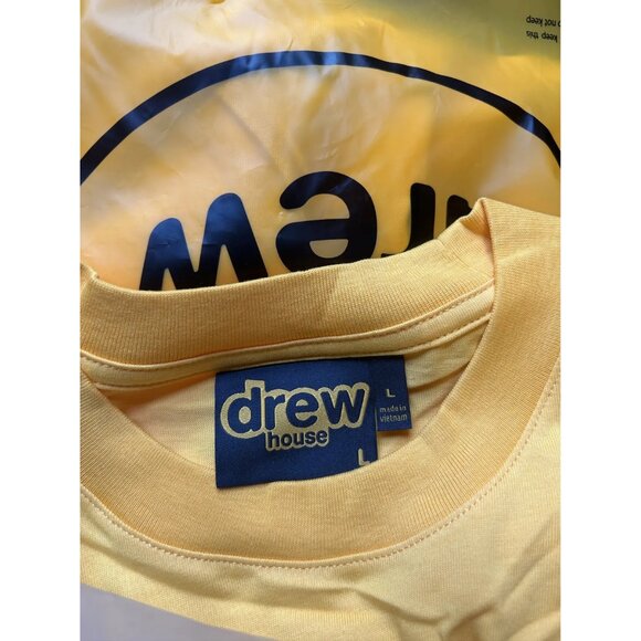 NWOT Drew House Floral Drew T-Shirt, Yellow Large - Picture 4 of 7
